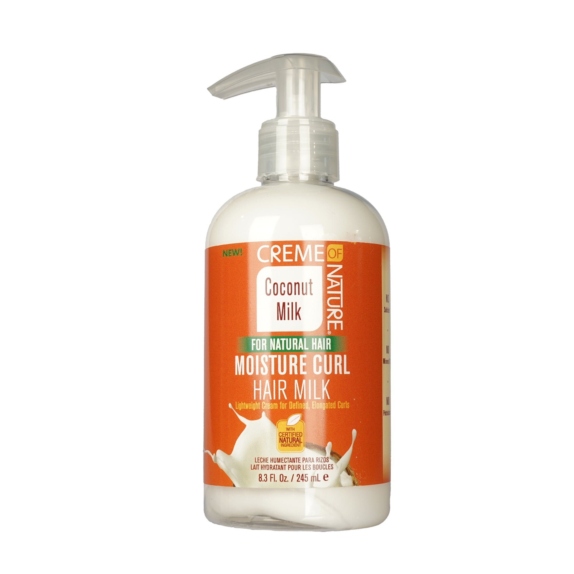 Creme of Nature Coconut Milk Moisture Curl Hair Milk 8.3 OZ