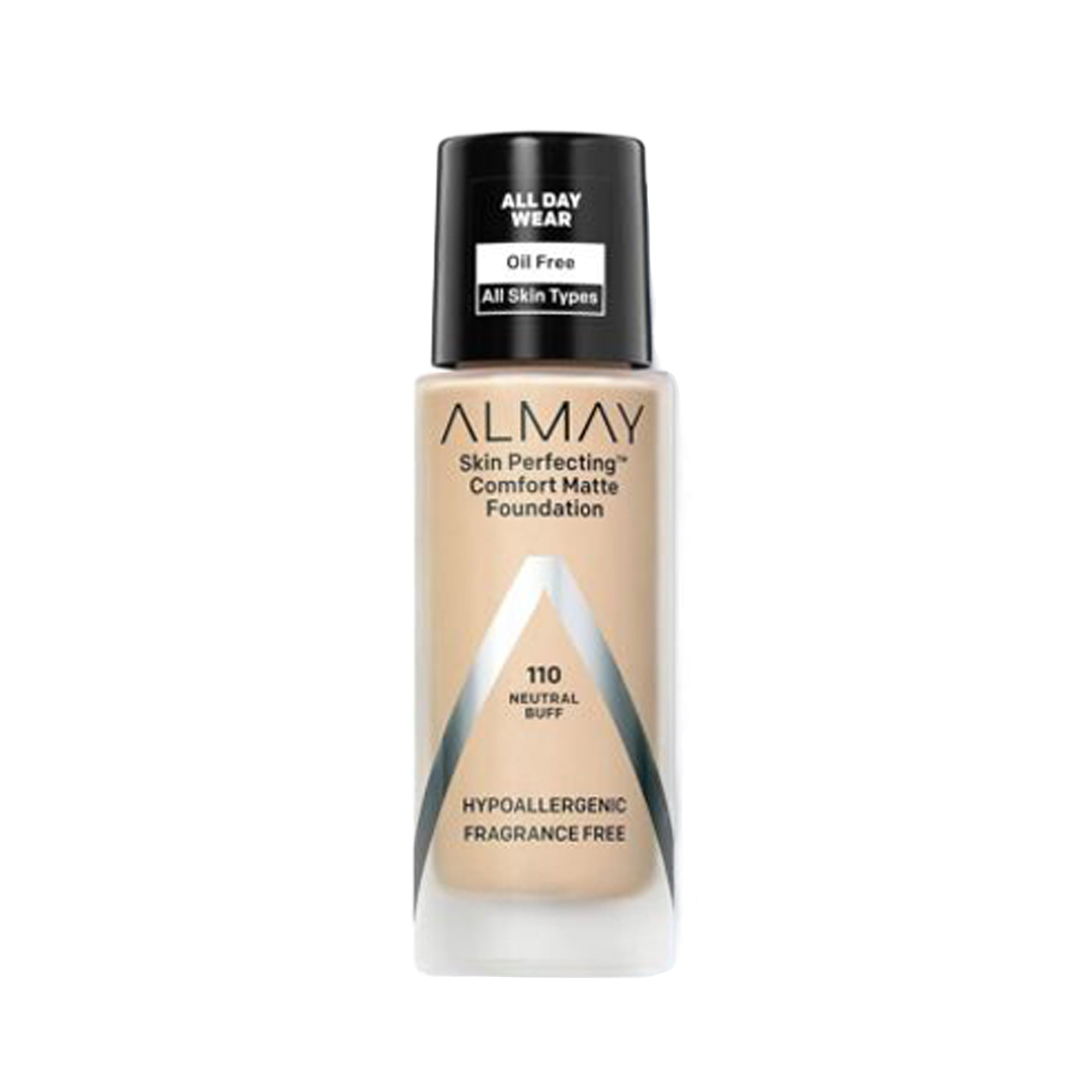 Almay Skin Perfecting Comfort Matte Makeup 110 Neutral Buff 1 OZ