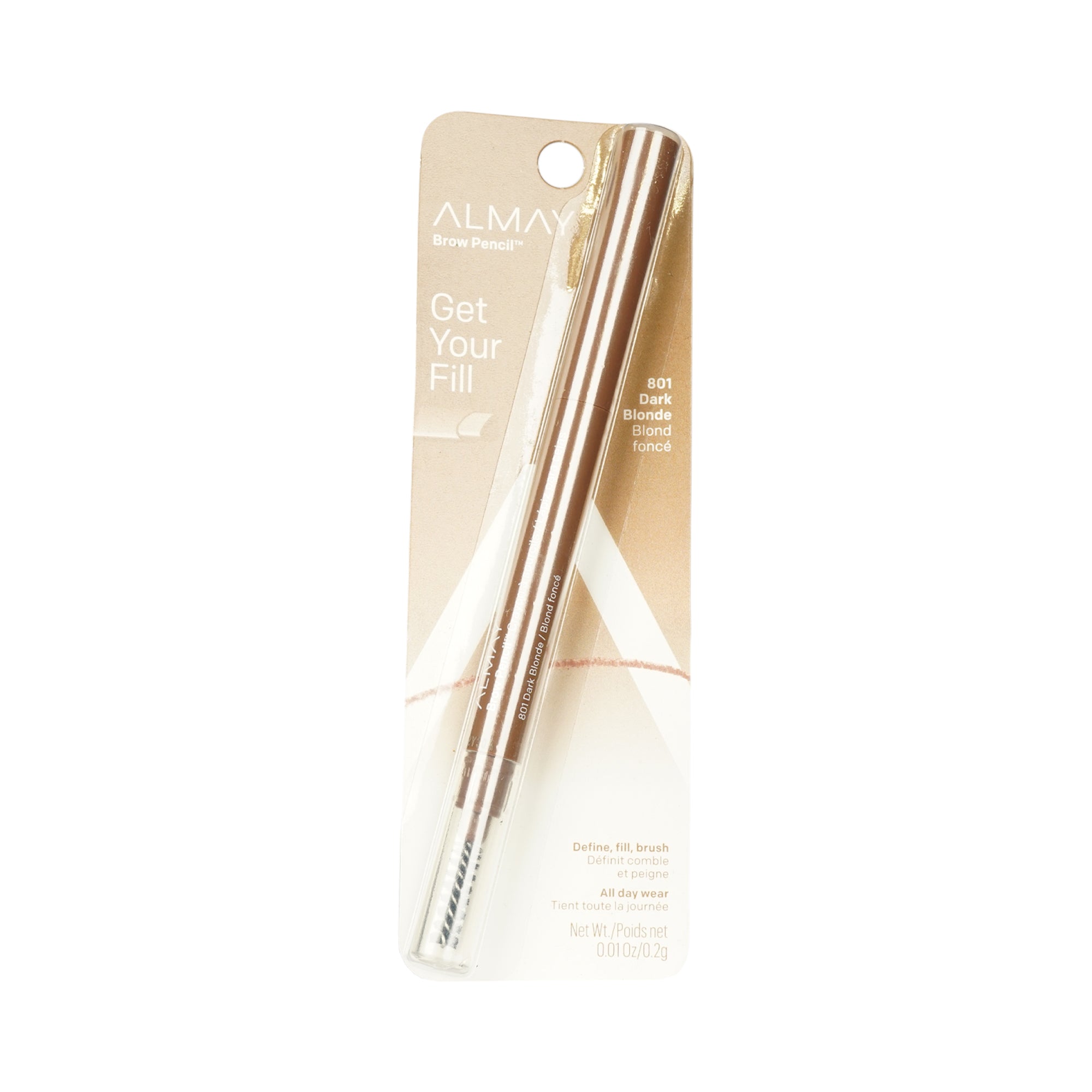 Almay Get Your Fill Brow Pencil 801 Dark Blonde 0.01 OZ