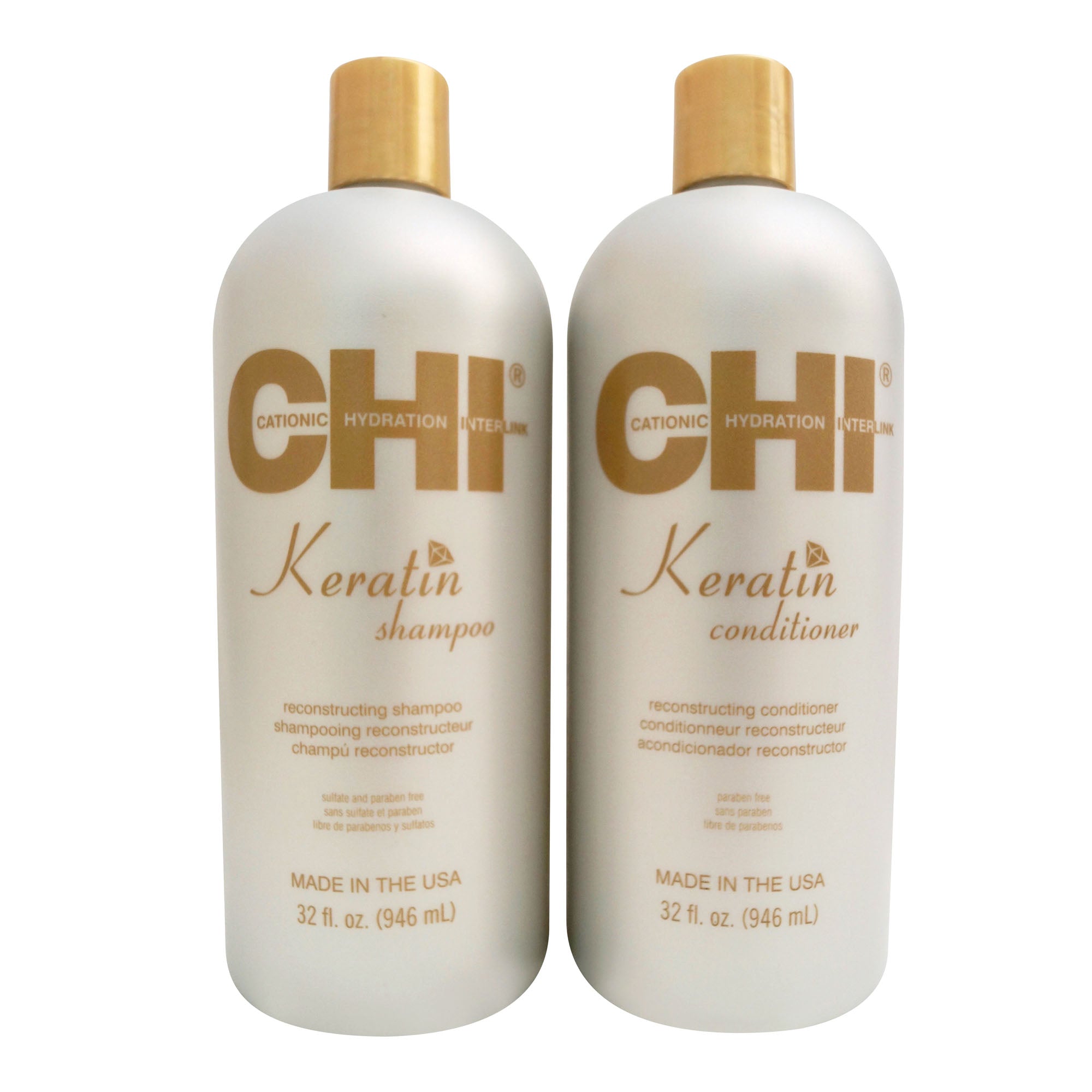 CHI Keratin Duo Shampoo & Conditioner Set 32 Oz