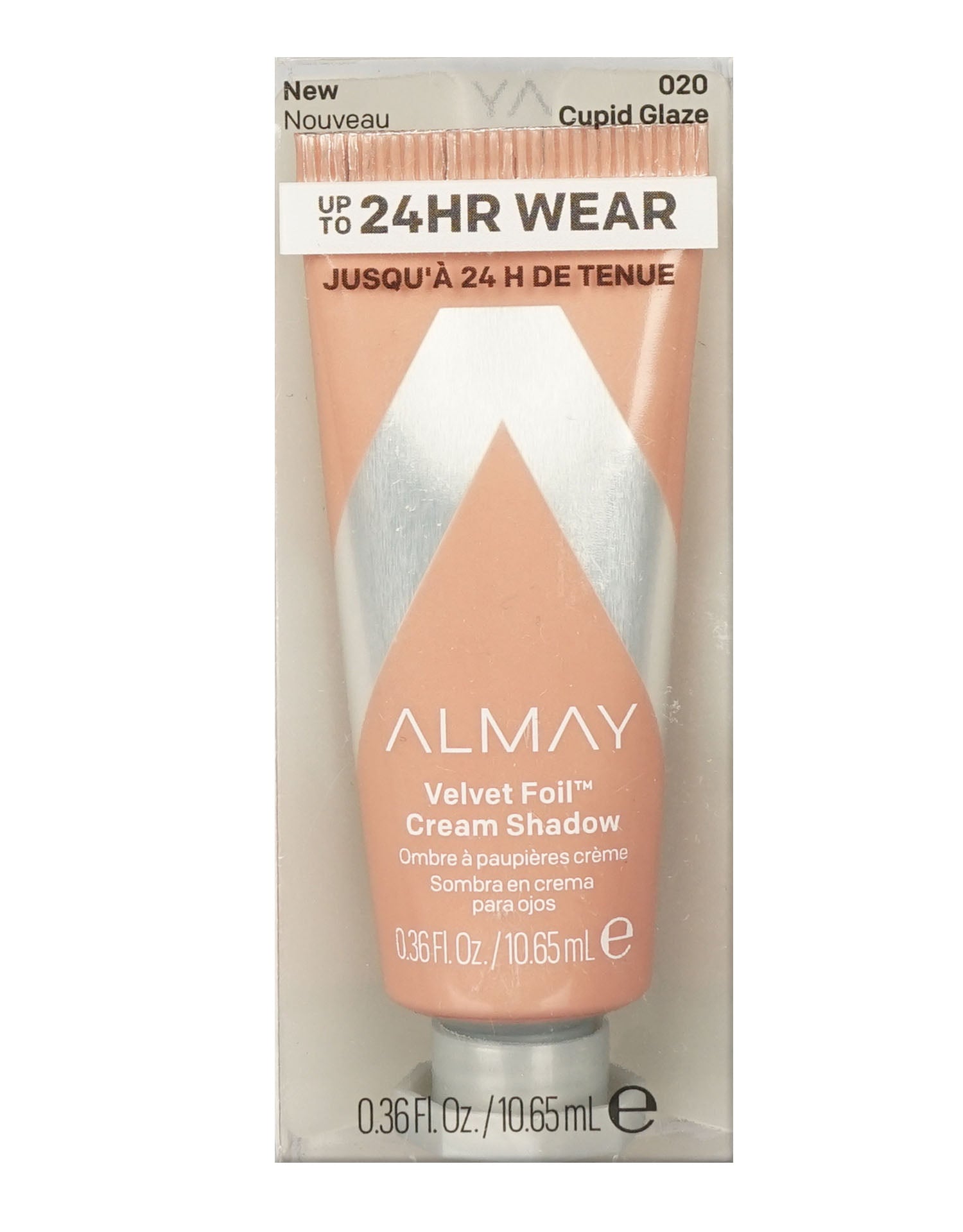 Almay Velvet Foil Cream Shadow 020 Cupid Glaze 0.30 OZ 6 Pack