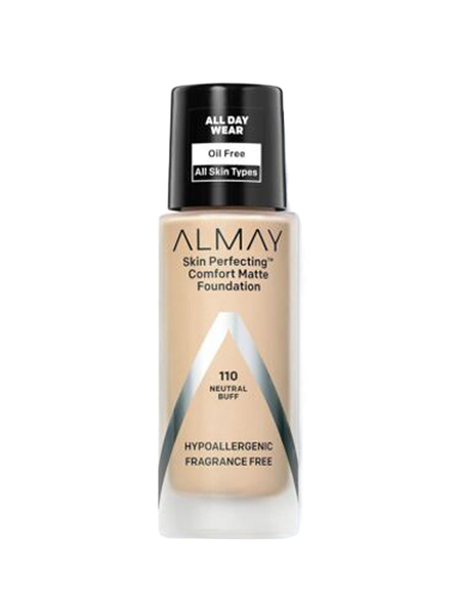 Almay Skin Perfecting Comfort Matte Makeup 110 Neutral Buff 1 OZ 4 Pack