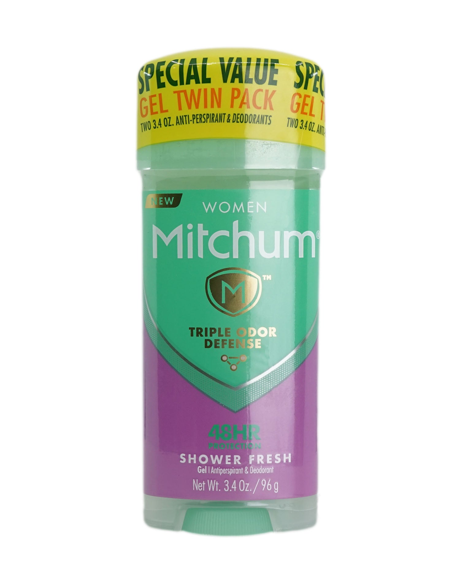 Mitchum Antiperspirant & Deodorant Triple Odor Defense Gel Stick 3.4 OZ 4 Pack