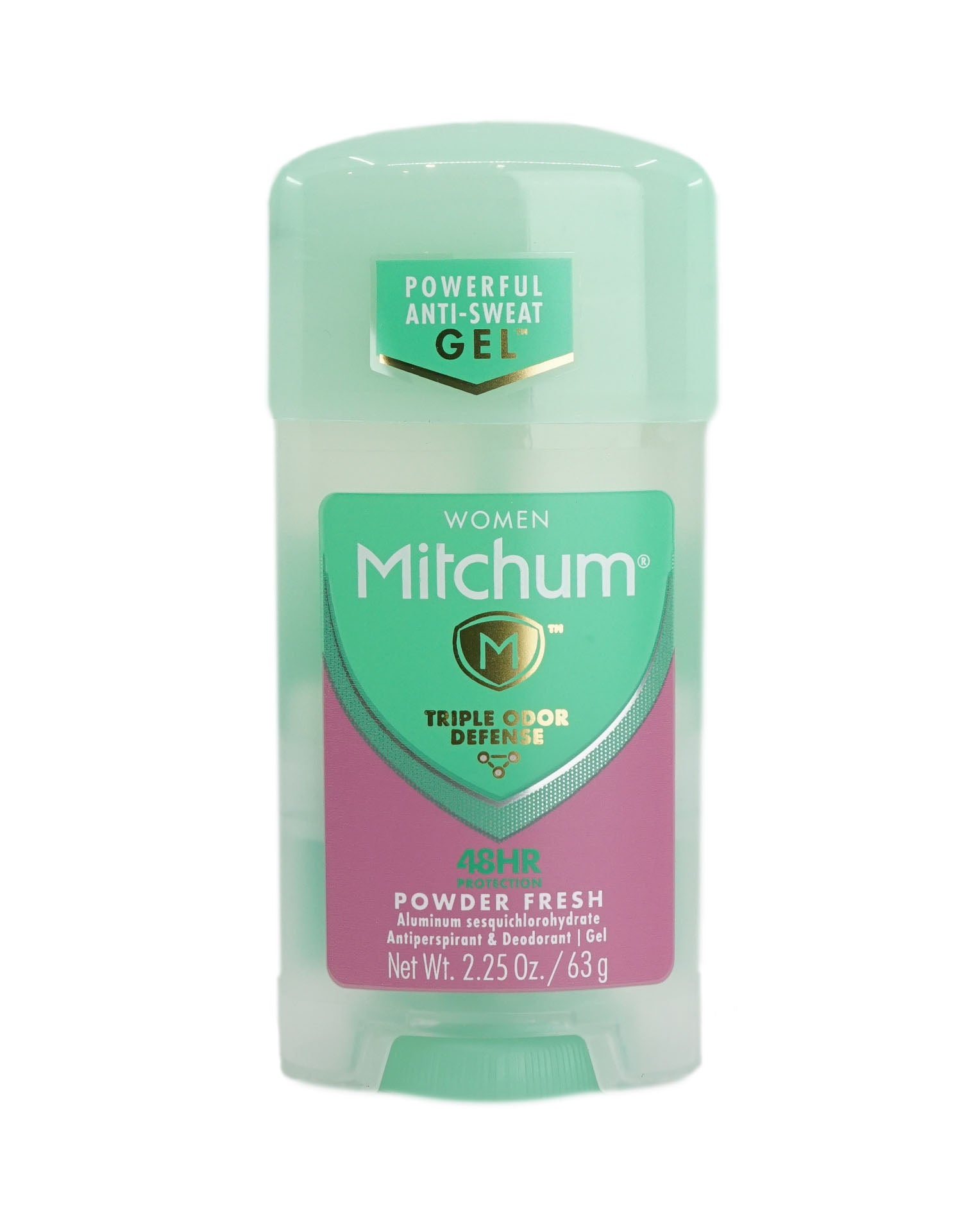 Mitchum Womens Power Gel Antiperspirant & Deodorant Powder Fresh 2.5 OZ 4 Pack