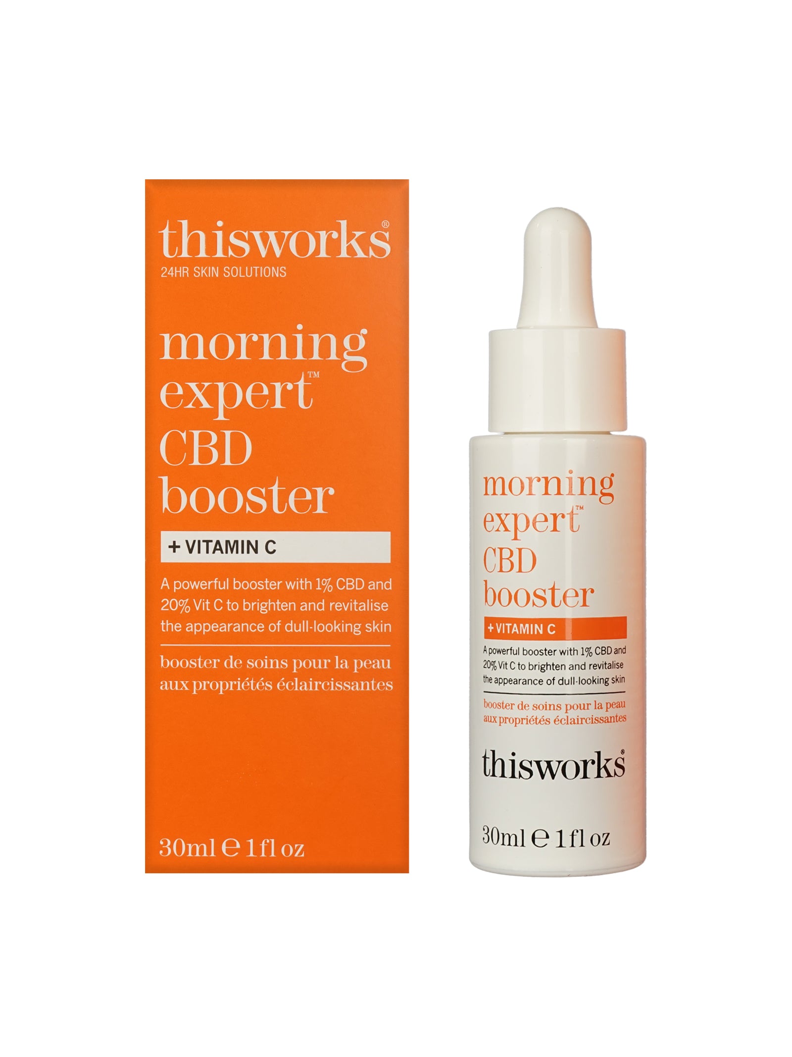 ThisWorks Morning Expert CBD Booster + Vitamin C 1 OZ 6 Pack
