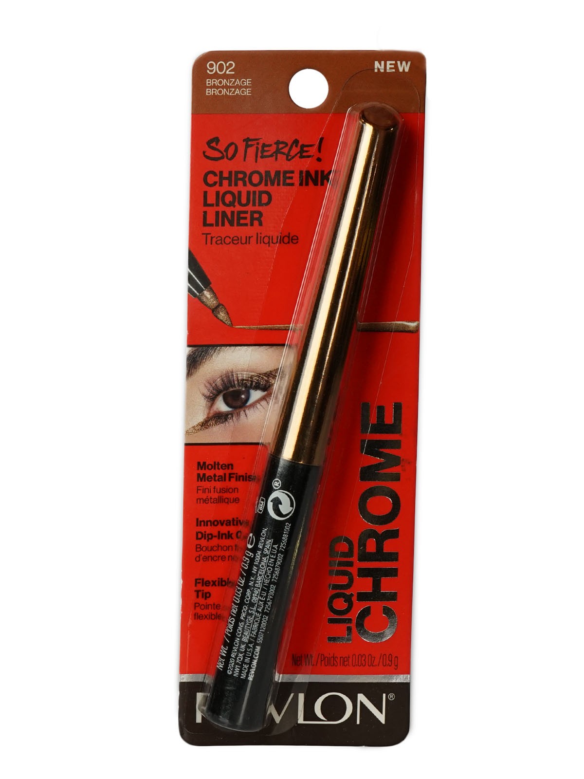 Revlon So Fierce Chrome Ink Liquid Eyeliner 902 Bronzage 0.03 OZ