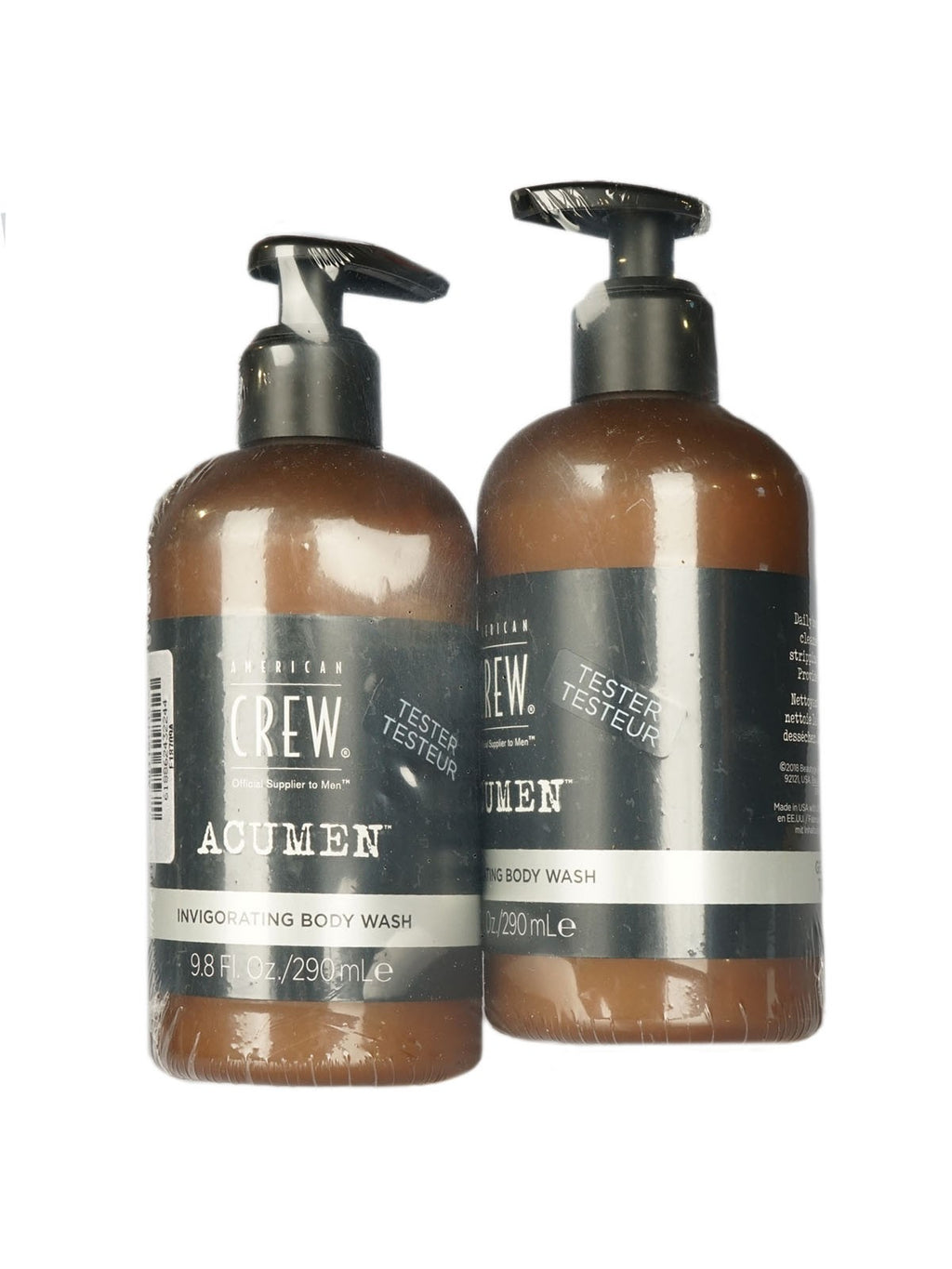 American Crew Acumen Invigorating Body Wash 9.8 OZ Set of 2