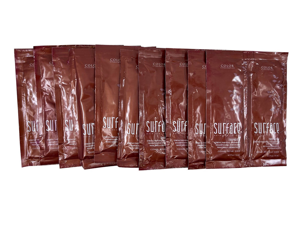 Surface Hair Trinity Strengthening Shampoo & Conditioner Sachets 0.5 OZ x 10