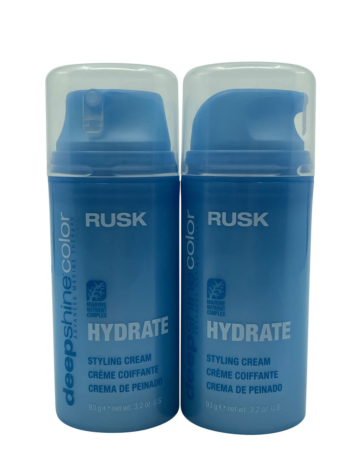 Rusk Deep Shine Color Hydrate Styling Cream 3.2 OZ Set of 2