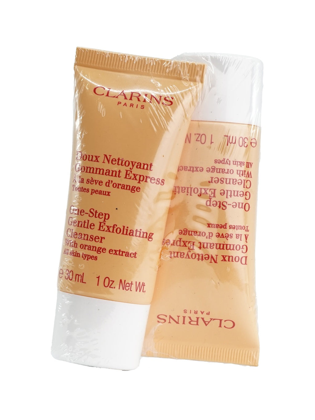 Clarins One Step Gentle Exfoliating Cleanser 1 OZ Set of 2