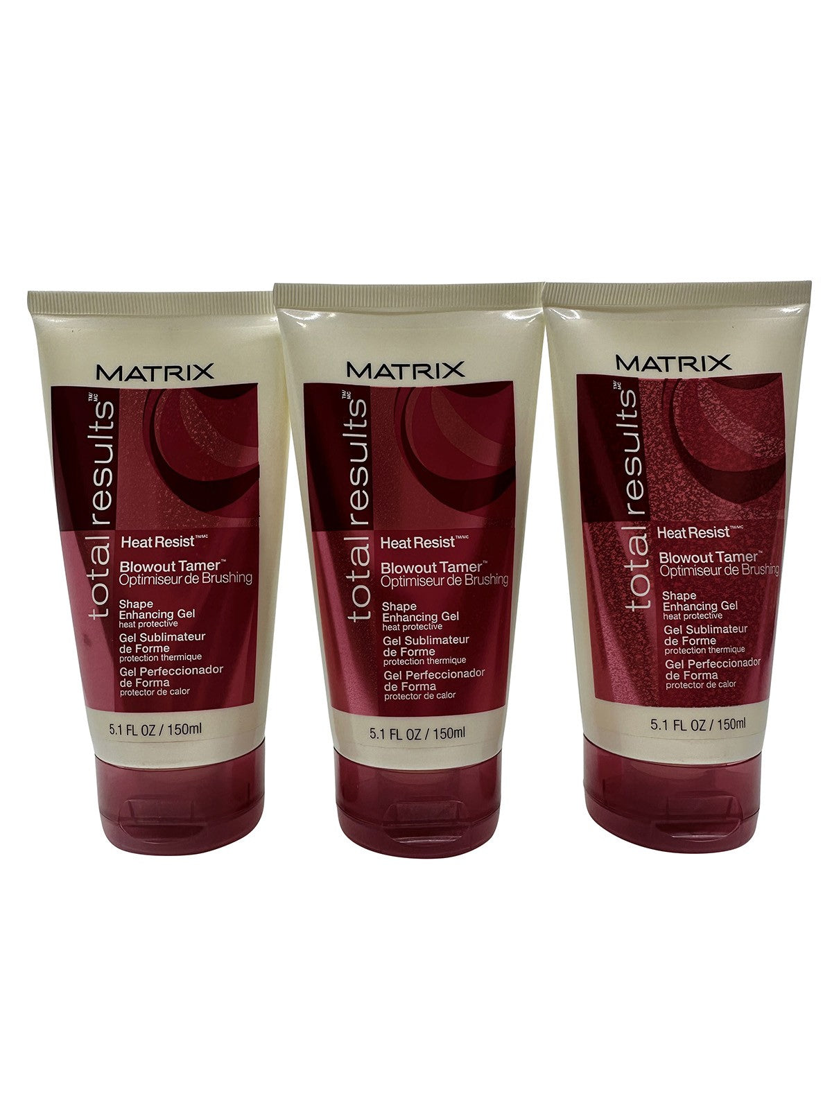 Matrix Total Results Heat Resist Blowout Tamer Gel 5.1 OZ Set of 3
