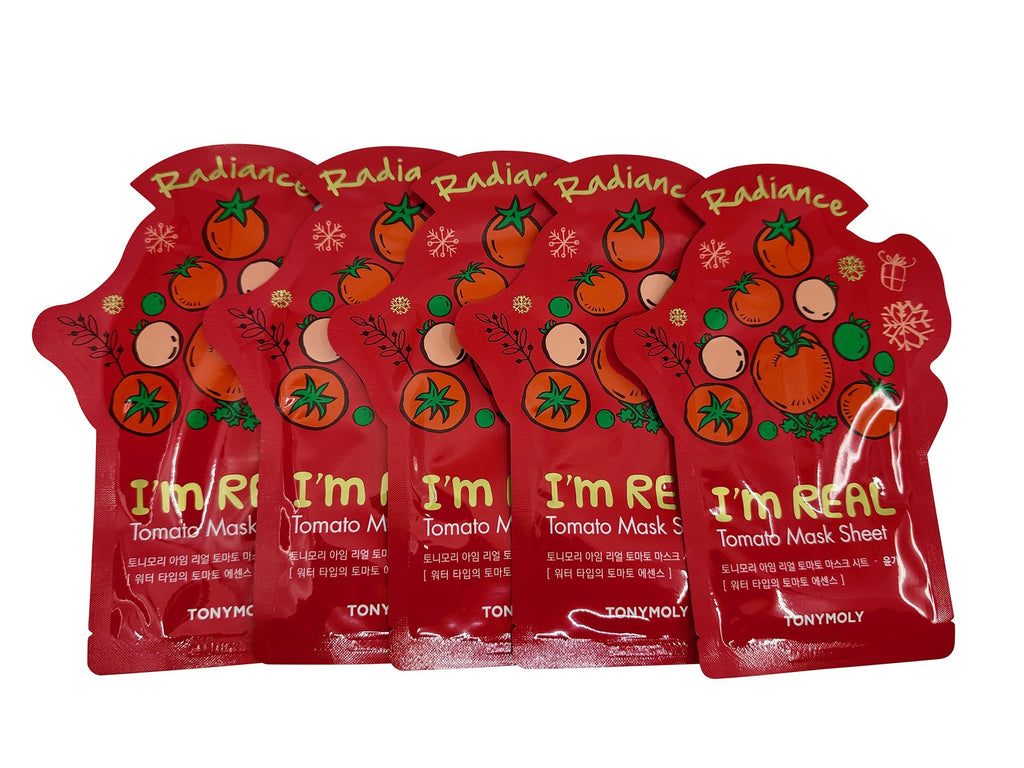 TonyMoly Tomato Radiance Mask Sheet Set of 5