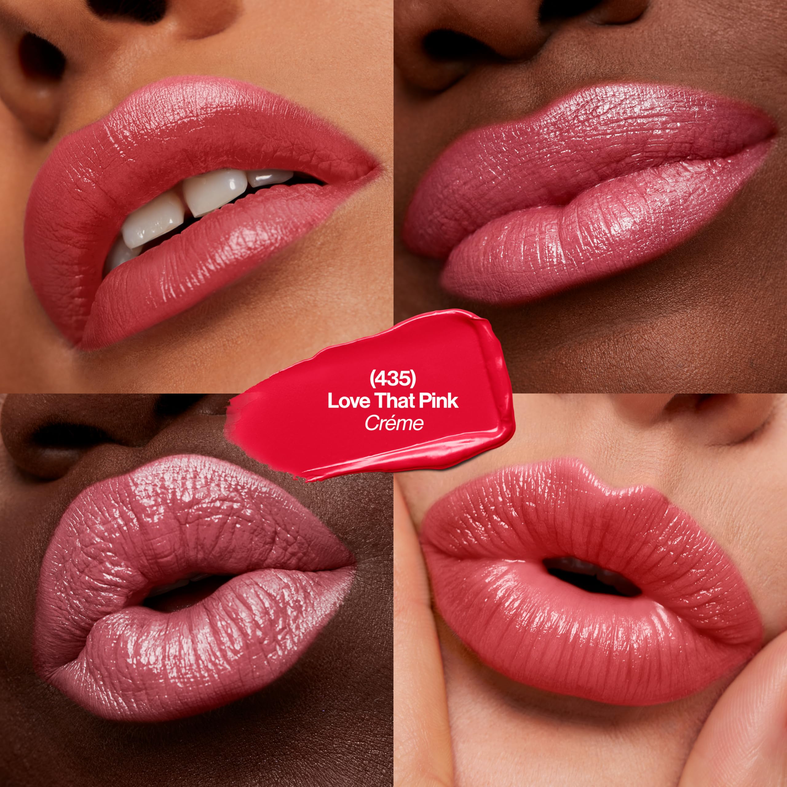 Revlon Super Lustrous Lipstick, 435 Love That Pink, 0.15 oz
