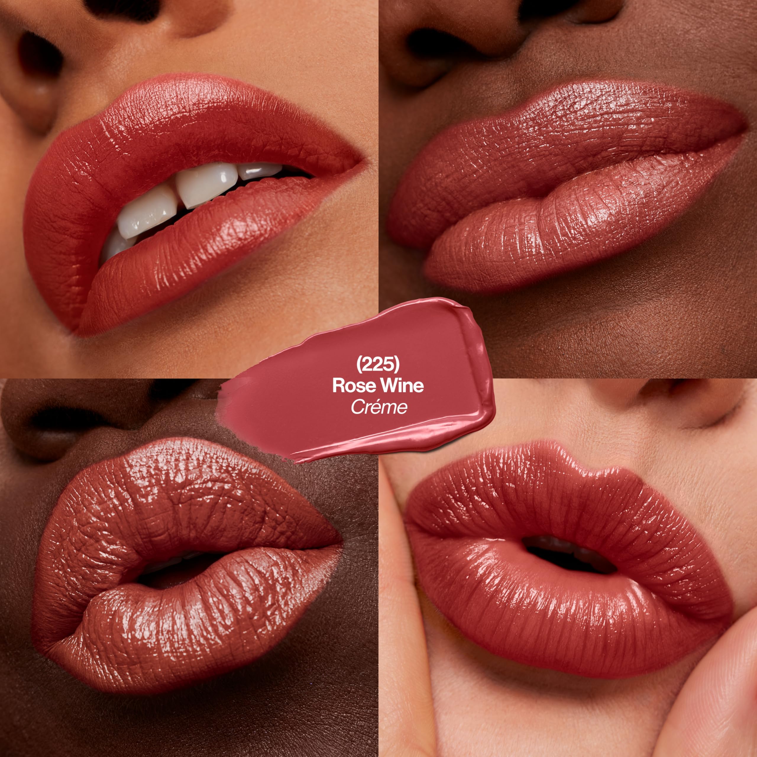 Revlon Super Lustrous Lipstick, 225 Rose Wine, 0.15 oz