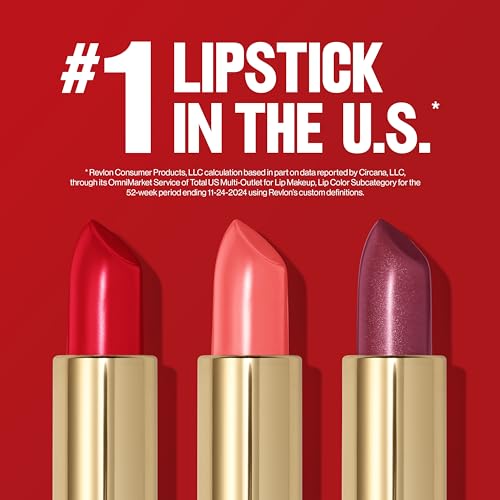 Revlon Super Lustrous Lipstick, Creamy Formula For Soft, Fuller-Looking Lips, Moisturized Feel, 777 Vampire Love, 0.15 oz