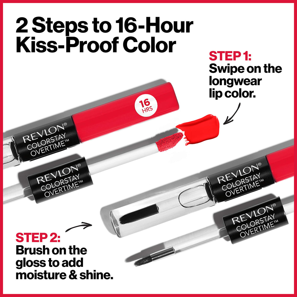 Revlon ColorStay Overtime Lipcolor, Pink (530), 0.07 oz