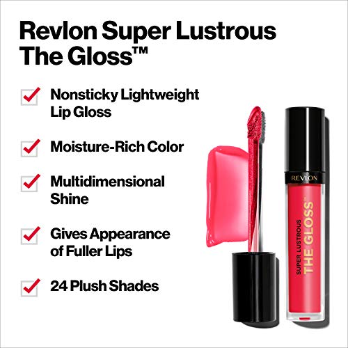Revlon Super Lustrous Lip Gloss, 300 All That Glitters, 0.13 oz