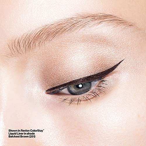 Revlon ColorStay Liquid Liner Eye Makeup, Black-Brown [252], 0.08 oz