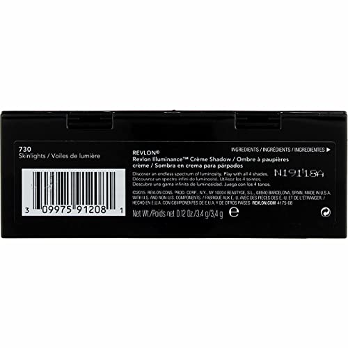Revlon Illuminance Creme Shadow, 4 Shades, Skinlights - 1 set