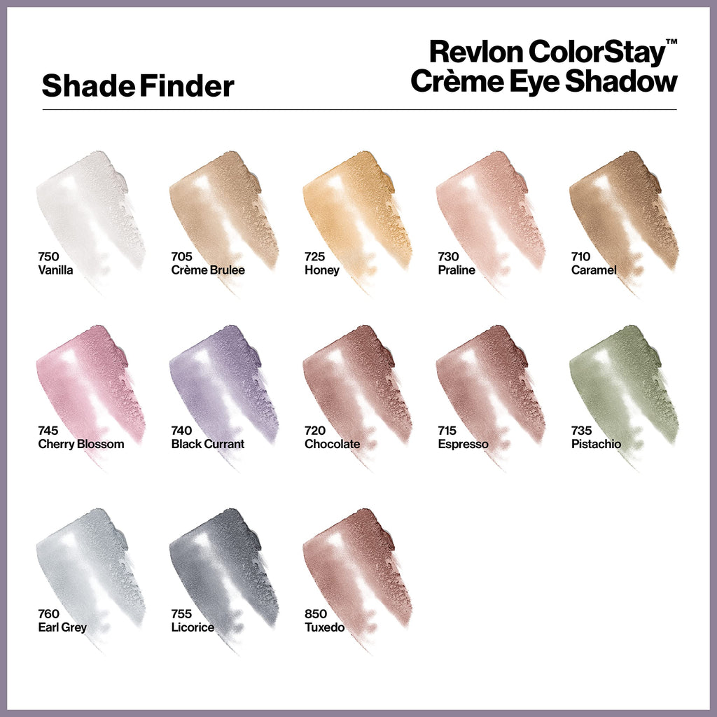 Revlon Colorstay Creme Eye Shadow, Longwear Blendable Matte or Shimmer Eye Makeup with Applicator Brush in Gold, Honey (725)