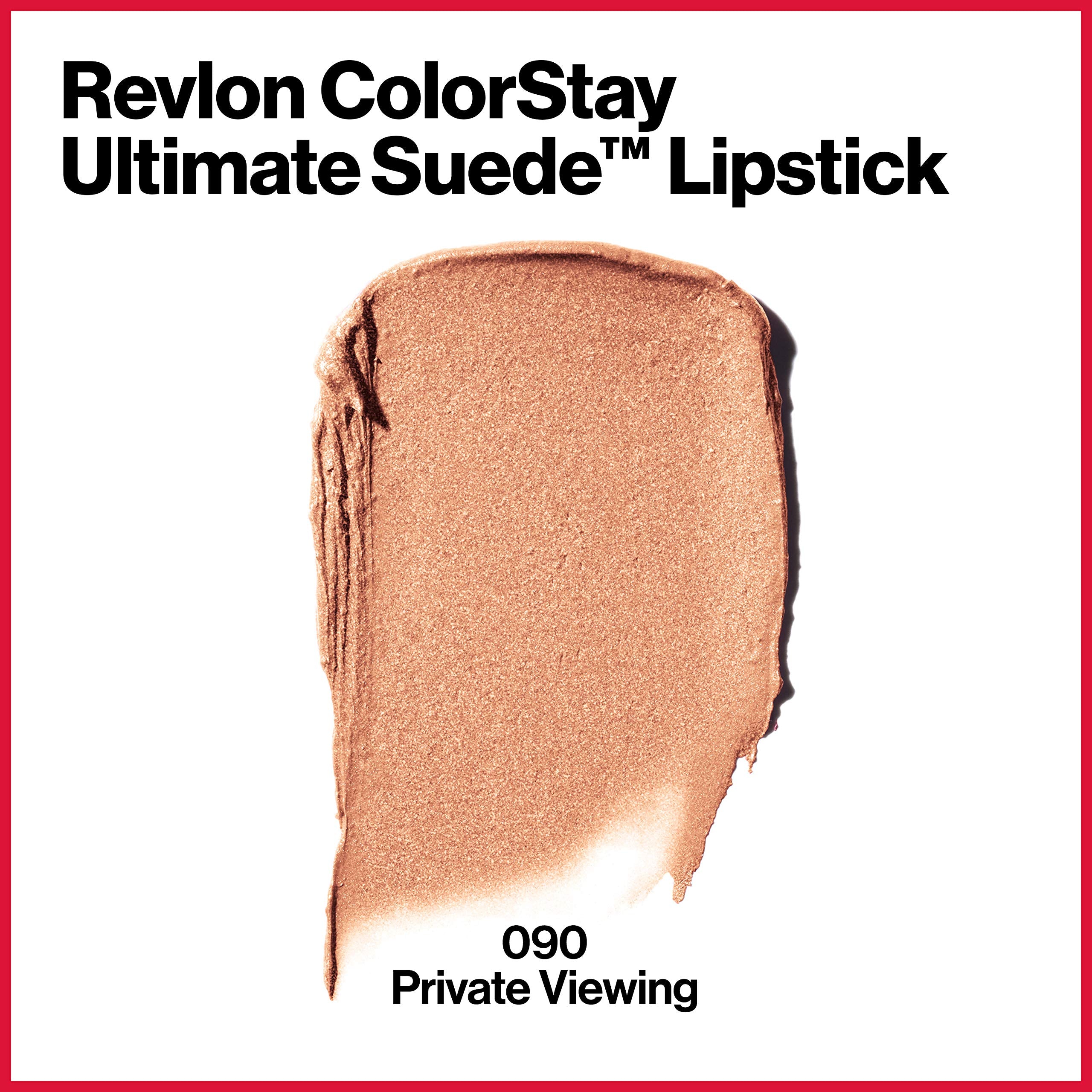 Revlon ColorStay Ultimate Suede Lipstick Longwear Soft, 090 Private Viewing 0.09 O