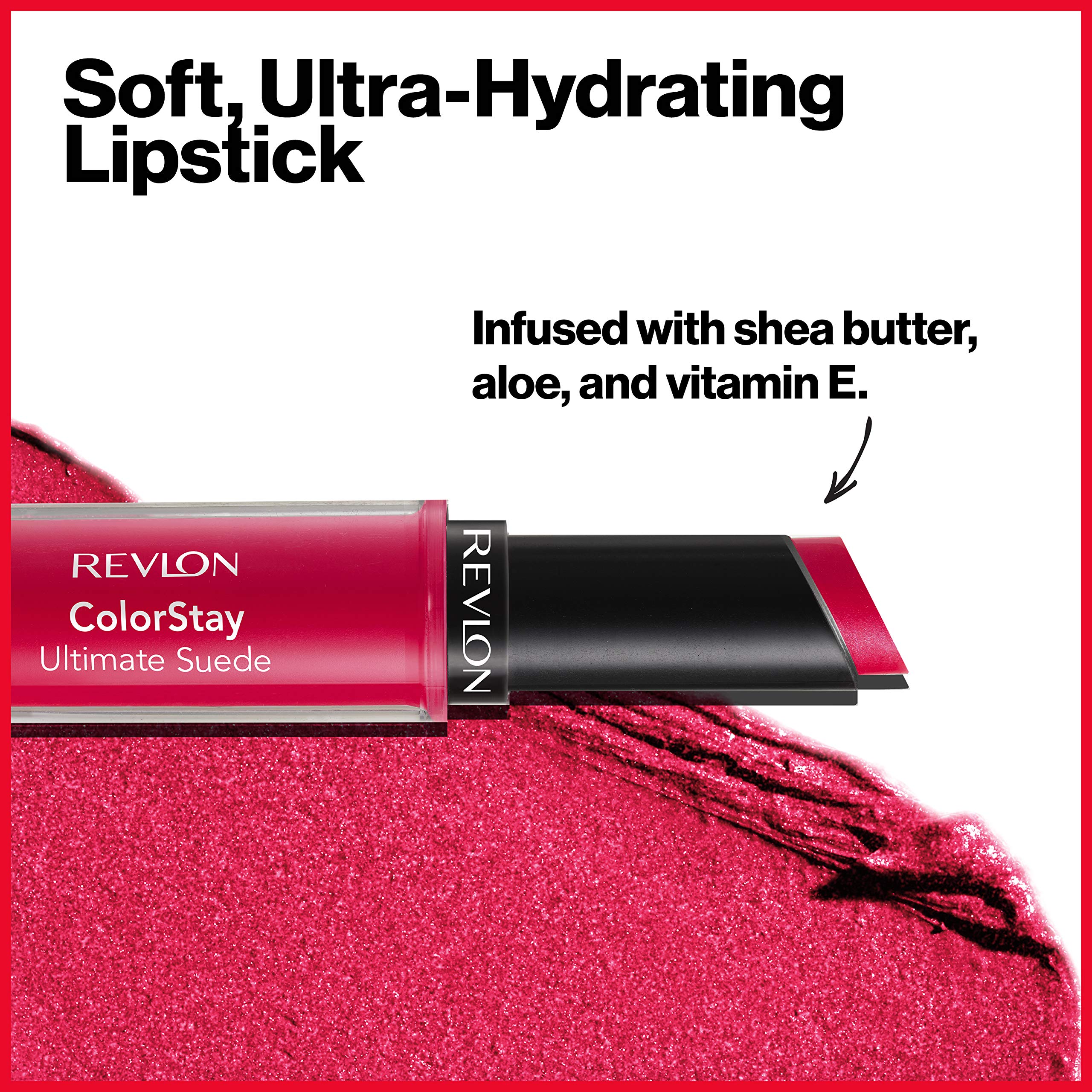 Revlon ColorStay Ultimate Suede Lipstick Longwear Soft, 090 Private Viewing 0.09 O