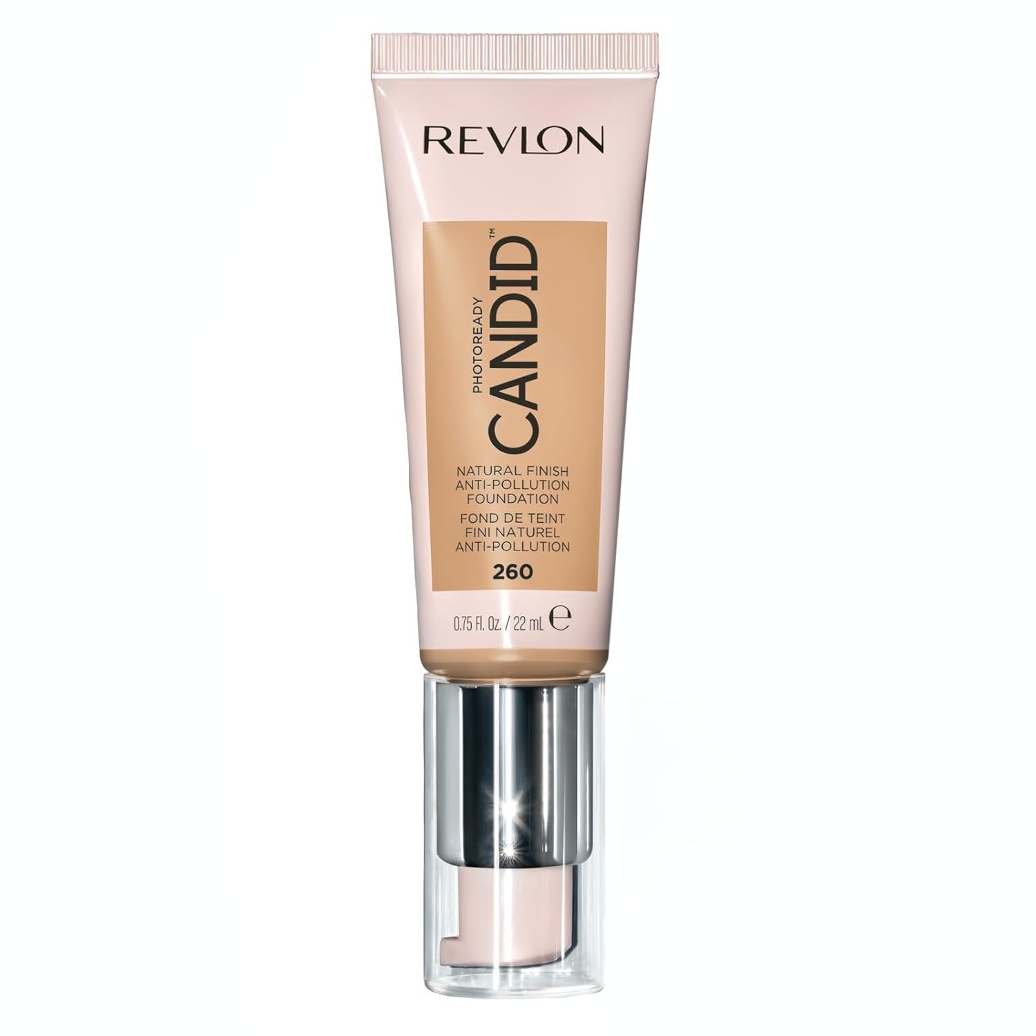 Revlon PhotoReady Candid Natural Finish Foundation, 260 Chai, 0.75 fl. oz.