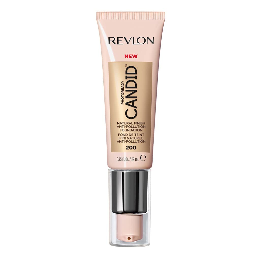 Revlon PhotoReady Candid Natural Finish Foundation, 200 Nude, 0.75 fl. oz.