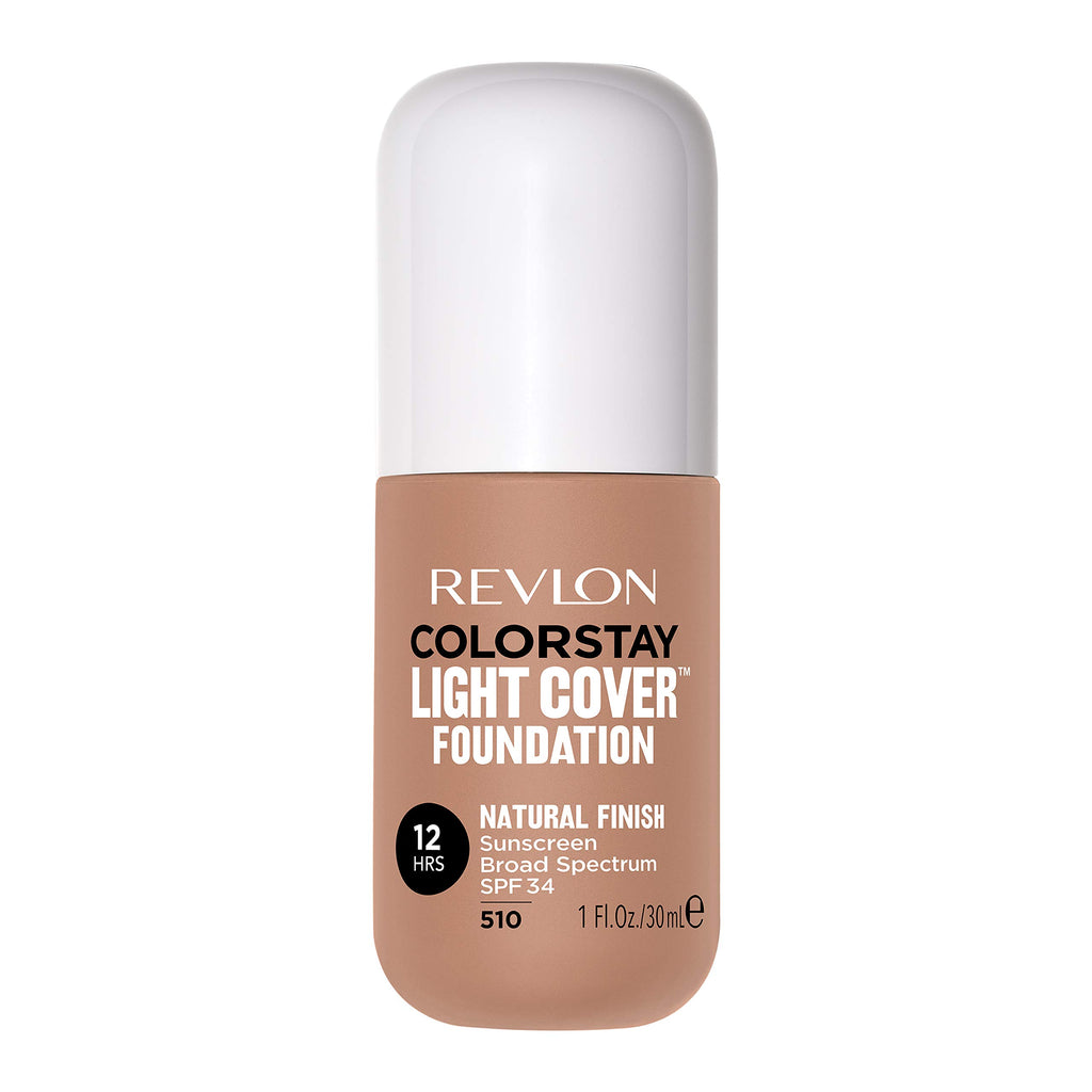 Revlon ColorStay Light Cover Liquid Foundation, SPF 35, 510 Cappuccino, 1 fl. oz.
