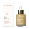 Clarins Skin Illusion Natural Hydrating Foundation 101 Linen 1 OZ
