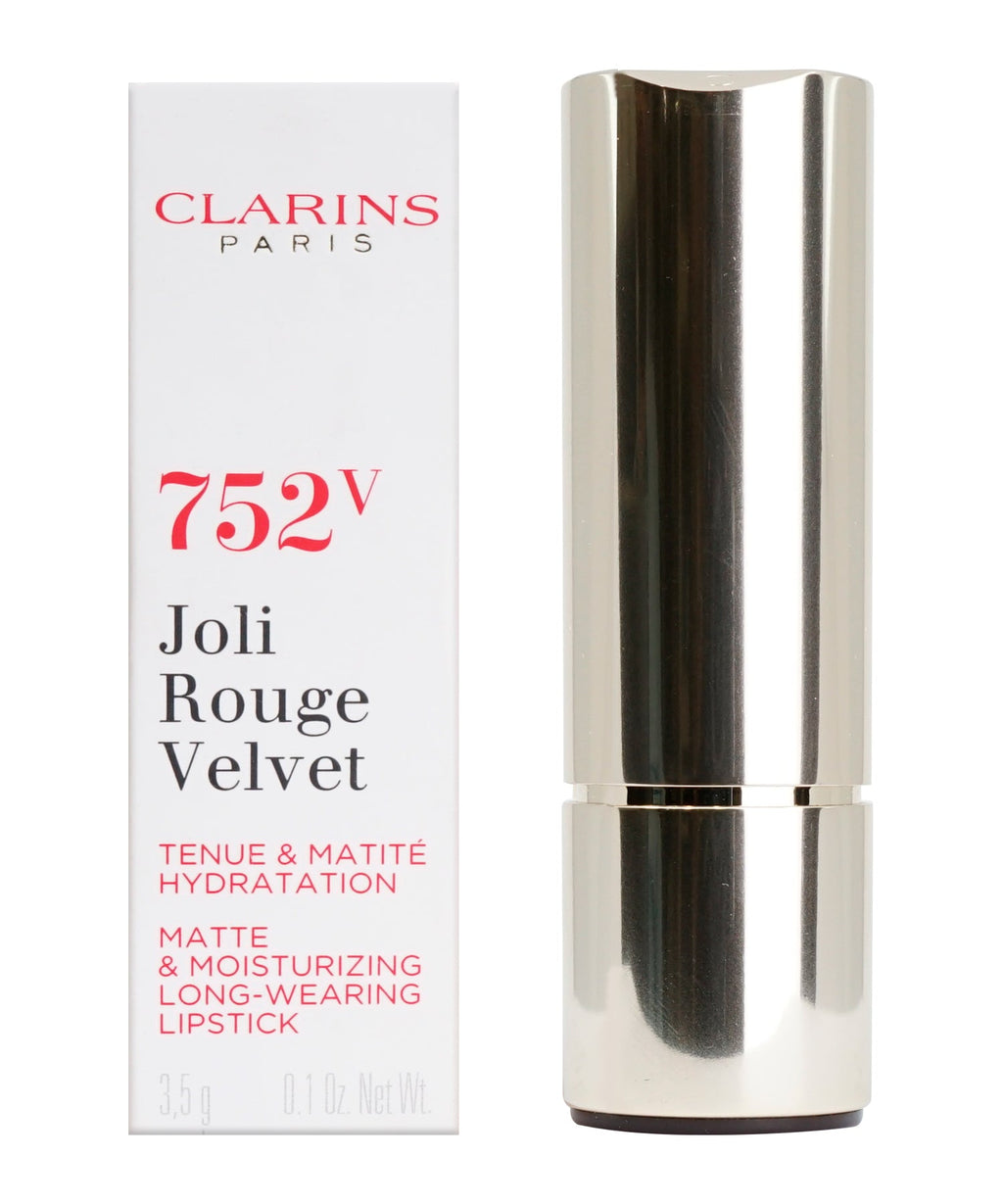Clarins Joli Rouge Velvet 762V Pop Pink Longwear Matte Lipstick 0.1 OZ