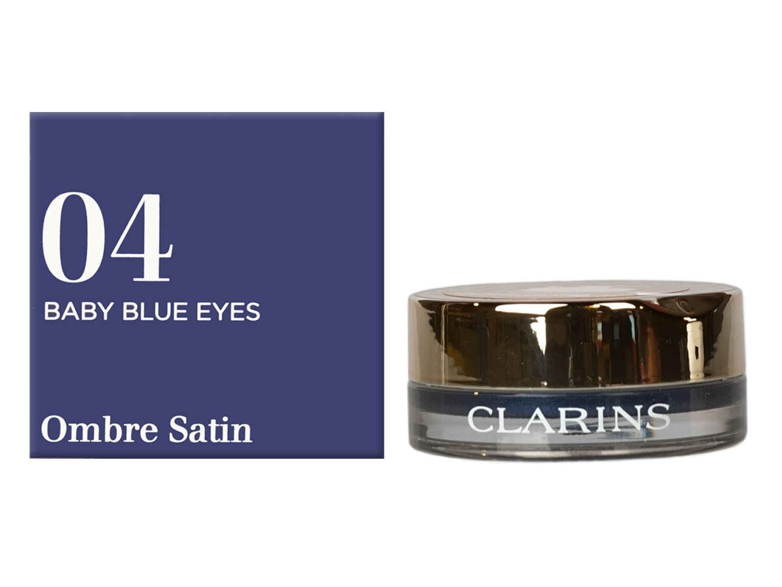 Clarins Ombre Satin Eyeshadow 04 Baby Blue Eyes 0.1 OZ