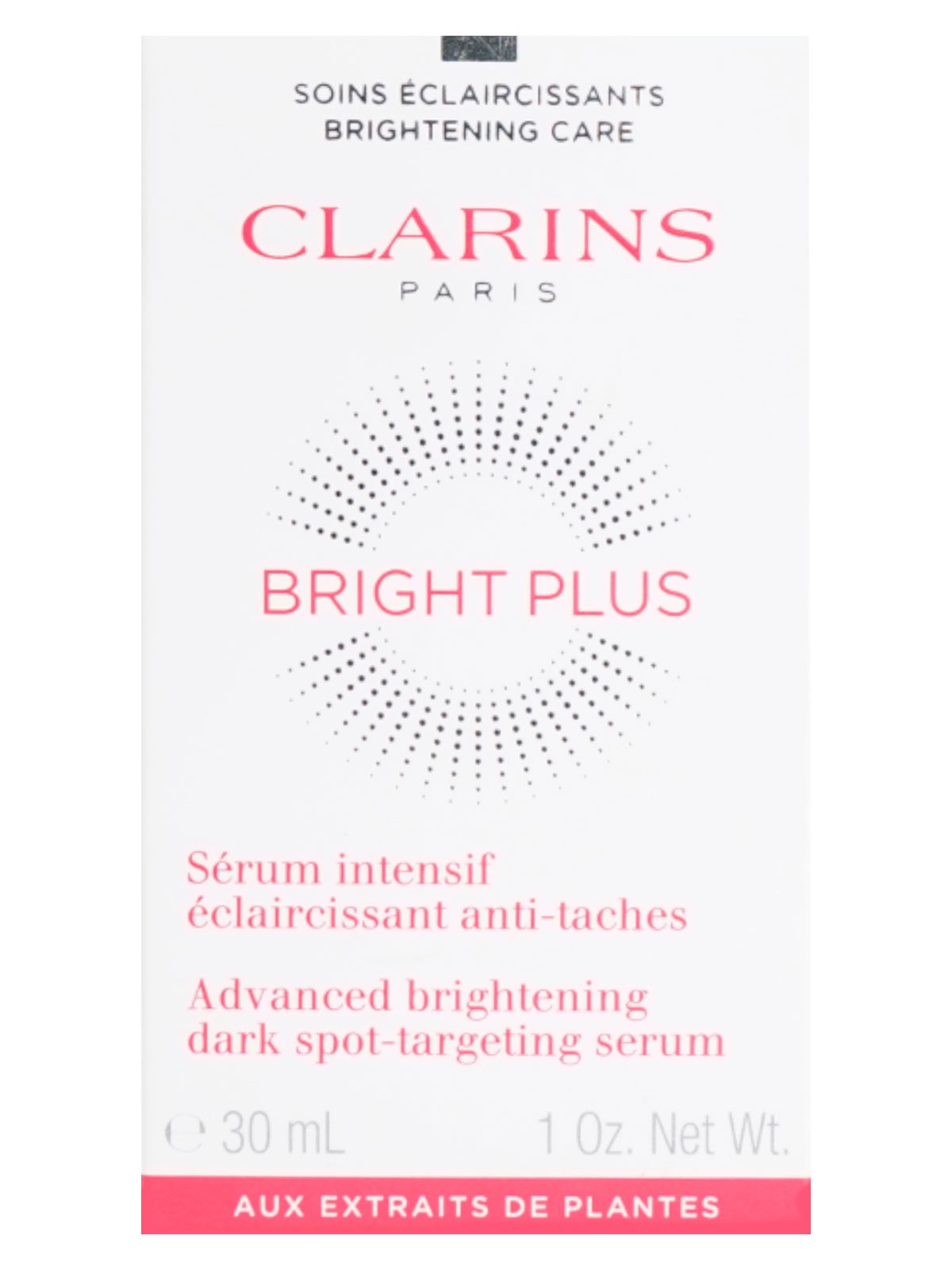 Clarins Bright Plus Advanced Brightening Dark Spot Treatment Serum 1 OZ