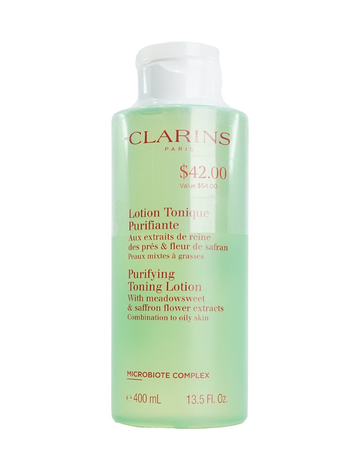 Clarins Purifying Toning Lotion Combination & Oily Skin 13.5 OZ