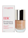 Clarins Everlasting Youth Fluid Illuminating & Firming Foundation 113C 1 OZ