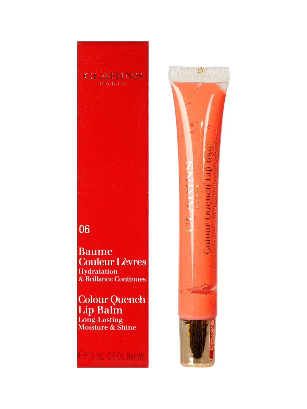 Clarins Color Quench Lip Balm 06 Sweet Papaya 0.5 OZ