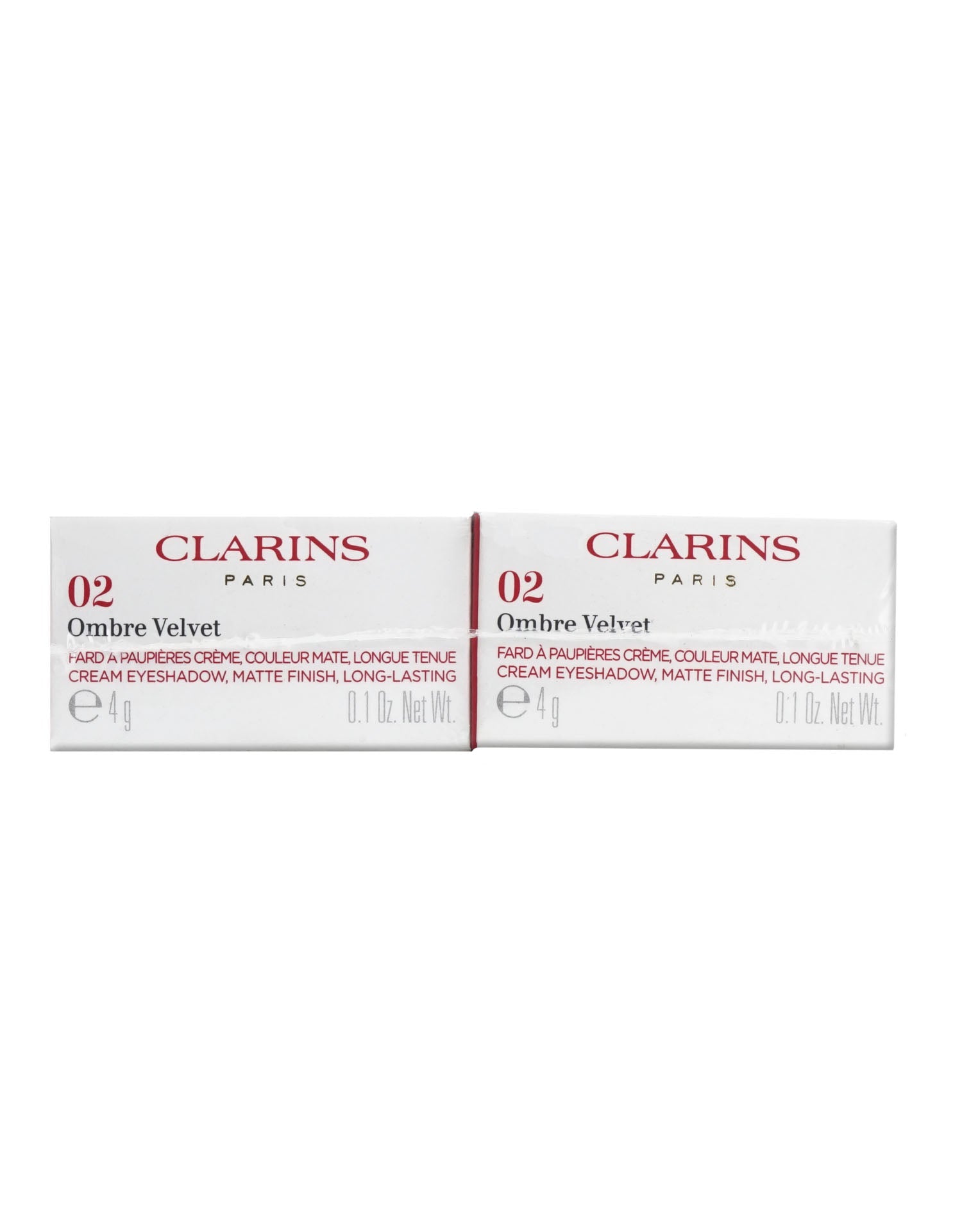 Clarins Ombre Velvet 02 Pink Paradise 0.1 OZ Set of 2
