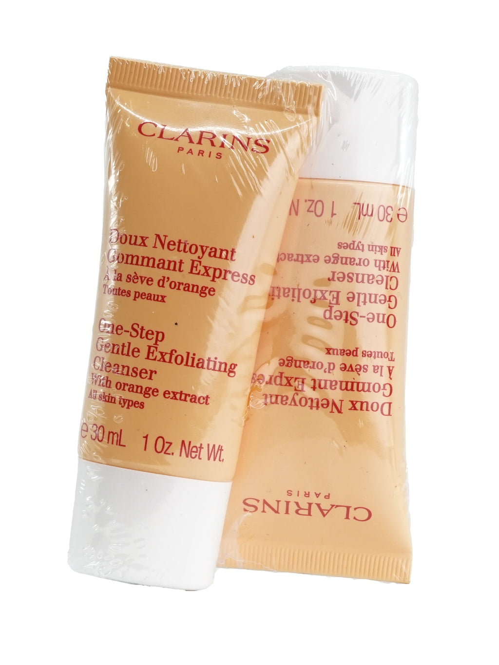 Clarins One Step Gentle Exfoliating Cleanser 1 OZ Set of 2