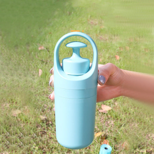 Portable Lightweight Dog Pooper Scooper With Built-in Poop Bag Dispenser